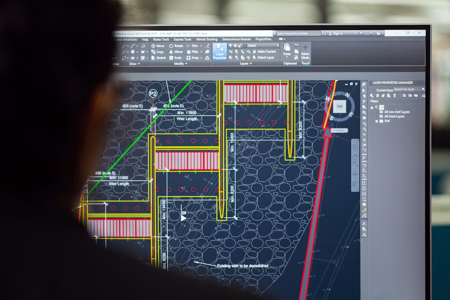 Facility engineer representing facility management