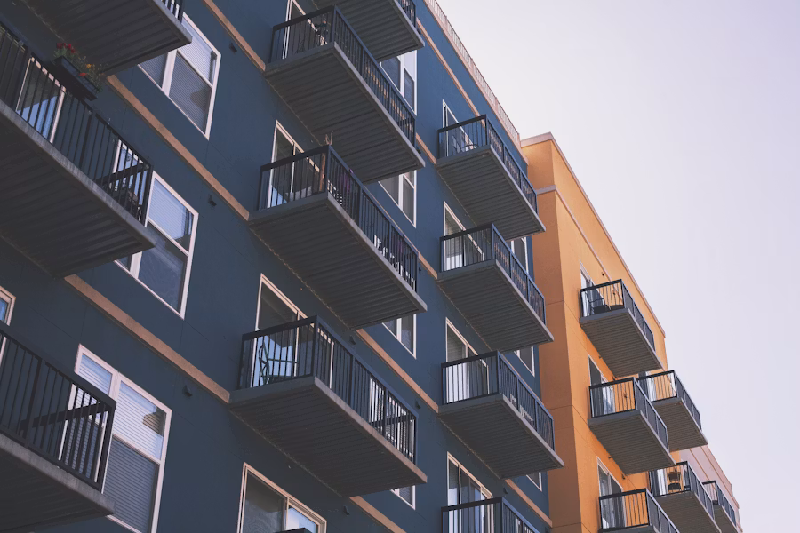 Residential community towers representing township management